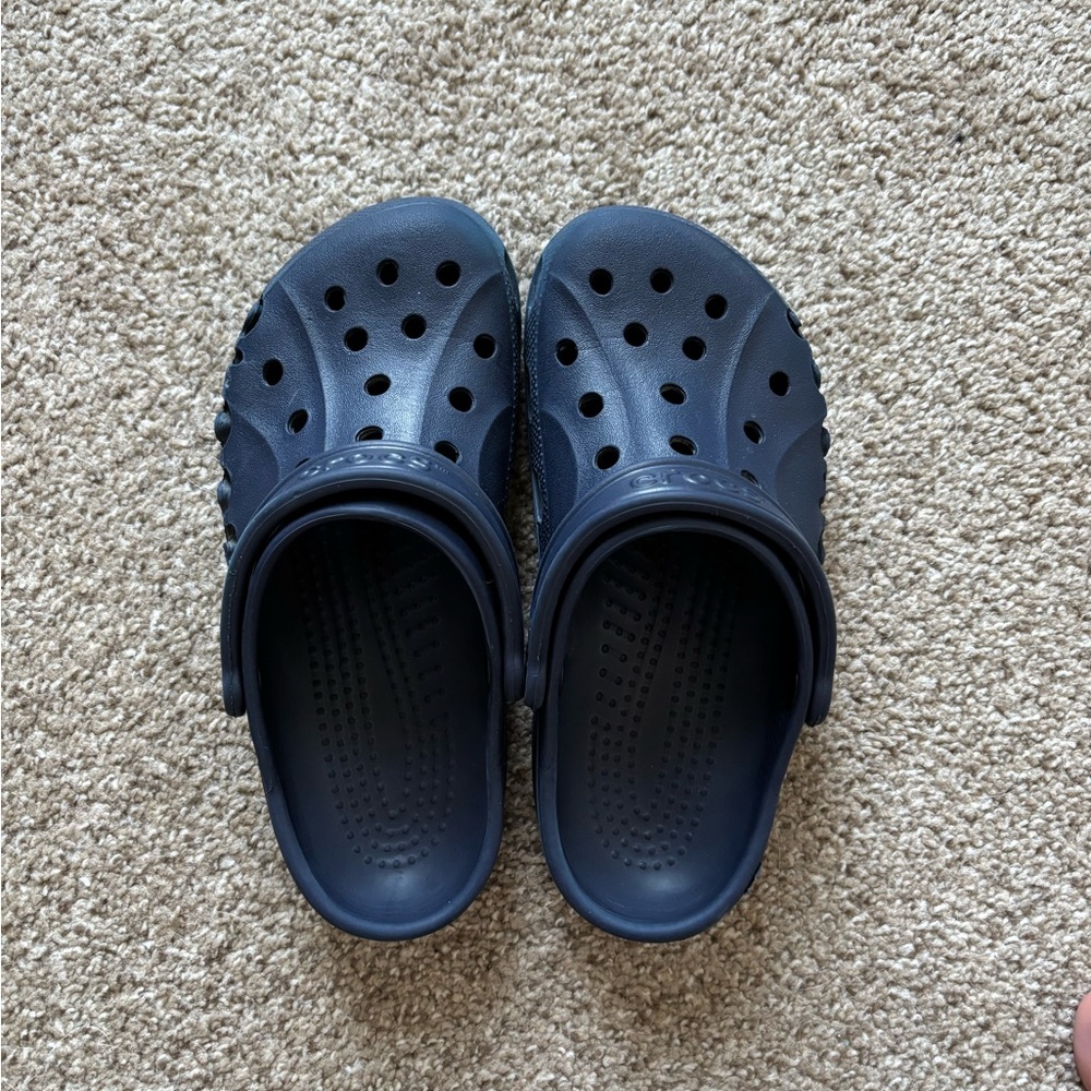 Navy Crocs